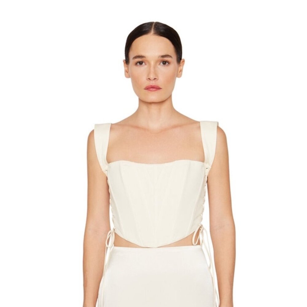 Danielle Guizio Women's Cream Corset